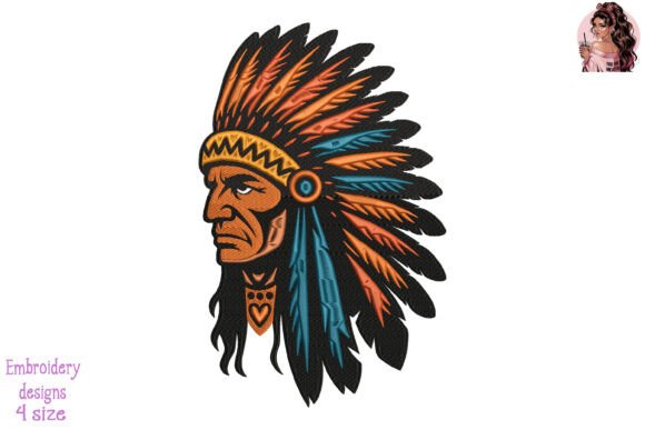 Fiery Tribal Chief Embroidery Review