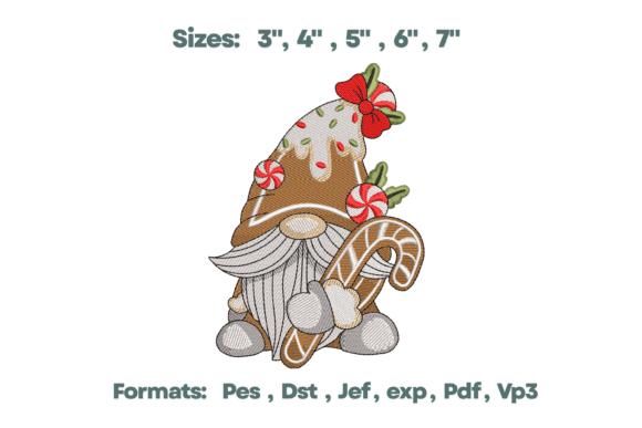 Gingerbread Gnome Drip Hat Embroidery Review