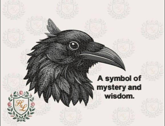 Gothic Raven Head Embroidery Files Review