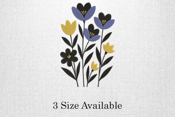 Modern Floral Machine Embroidery Design Review