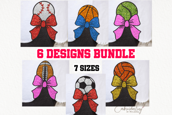 Review: 6 Sport Side Bow Bundle Applique Embroidery