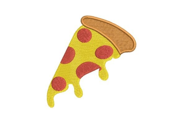 Review: Dripping Pizza Slice Embroidery Design