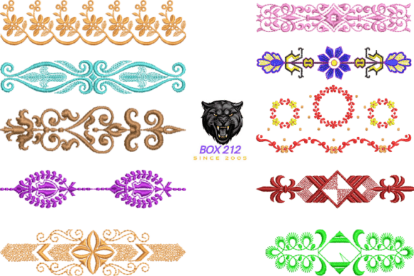 Review: Embroidery Border Designs Collection