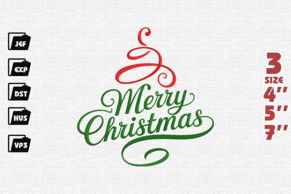 Review: Festive Swirl Christmas Embroidery File