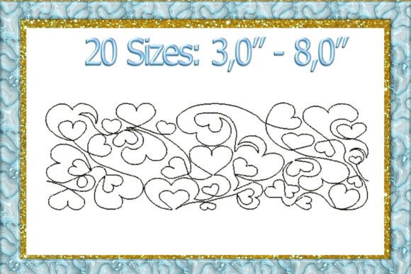 Review: Heart Border Embroidery Design for Craft Fairs