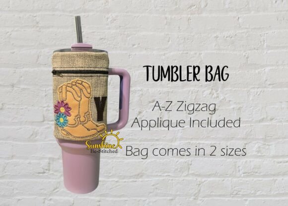 Review: ITH Cowgirl Boots Embroidery Tumbler Bag