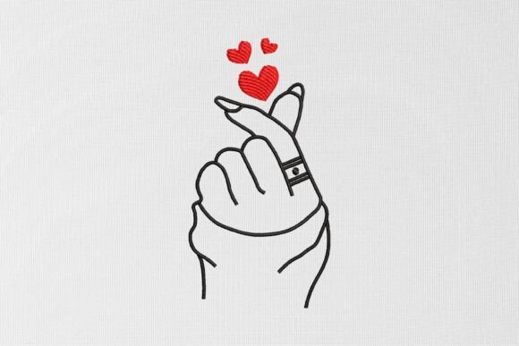 Review: Korean Heart Hand Embroidery Design