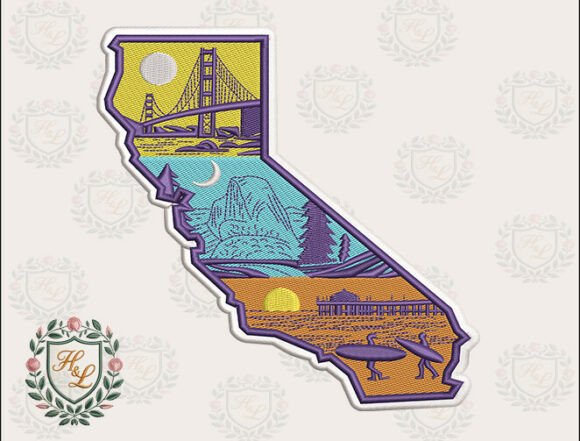 Review: Layers of California Embroidery Files