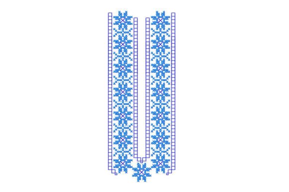 Review: Neckline Cross Stitch Embroidery Design