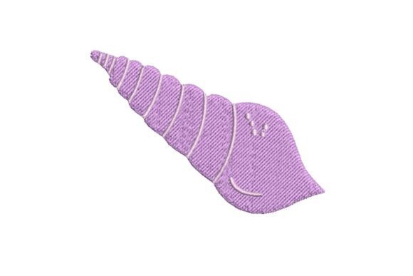 Review: Purple Conch Shell Embroidery Design
