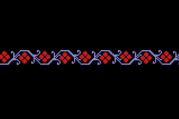 Review: Set Folk Cross Stitch Border Embroidery