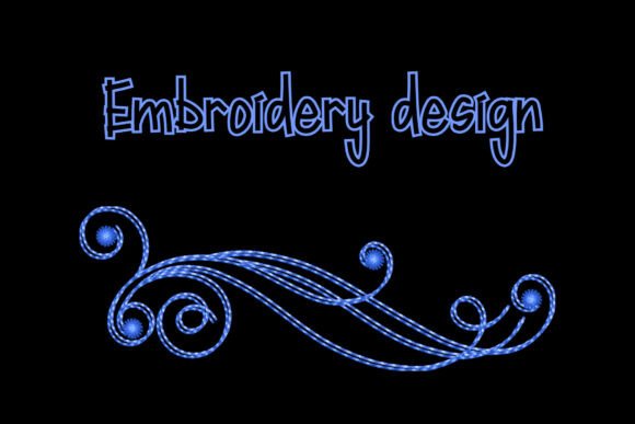 Review: Swirls Border Embroidery Design for Craft Fairs