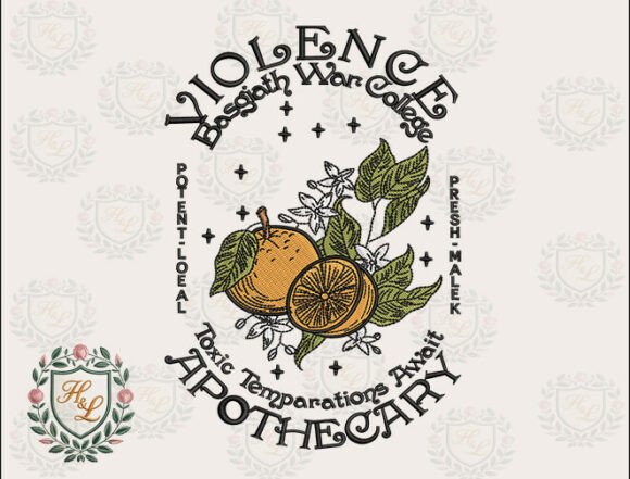 Review: Violence Apothecary Embroidery Files