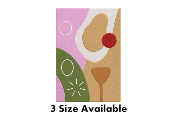 Reviewing Abstract Modern Art Embroidery Design