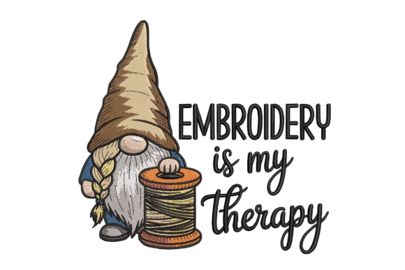 Reviewing Embroidery is My Therapy Gnome