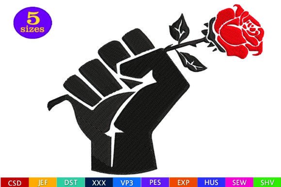 Reviewing the Black History Embroidery Design