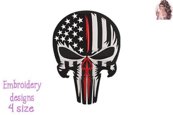 Reviewing the Firefighter Skull USA Flag Embroidery