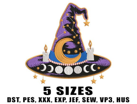 Reviewing the Watercolor Witch Embroidery Design
