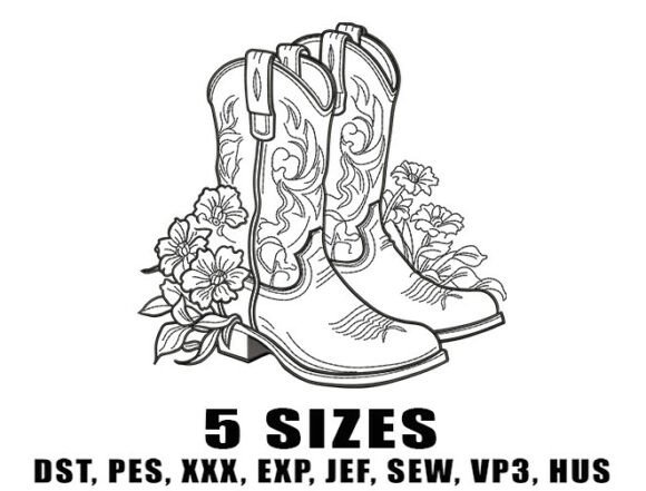 Rustic Country Boot Embroidery Designs Review