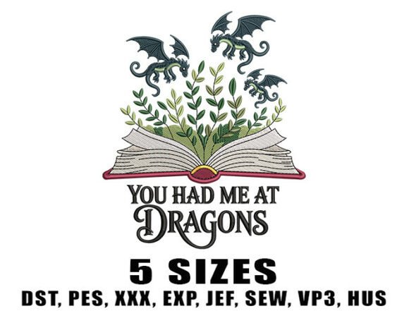 You Had Me at Dragons Embroidery Review